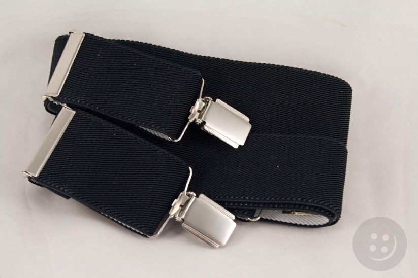 Herren Hosenträger - schwarz - Breite 2,5 cm