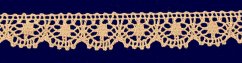 Cotton lace trim - cream - width 2,7 cm