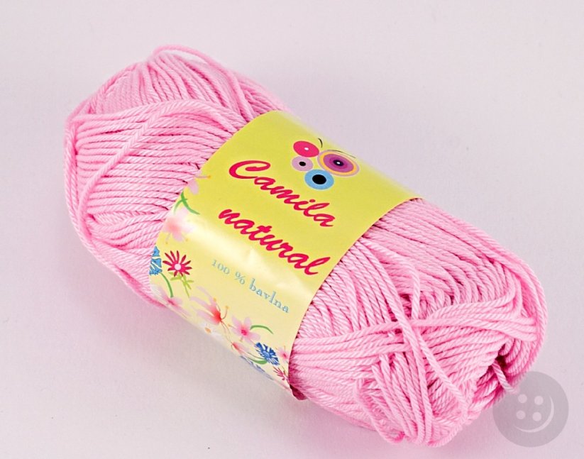 Yarn Camila natural - pink - color number 38