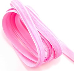 Zamatová stuha - ružová - šírka 1 cm