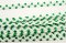 Textilní hadovka -  zelená, bílá - šíře 0,6 cm