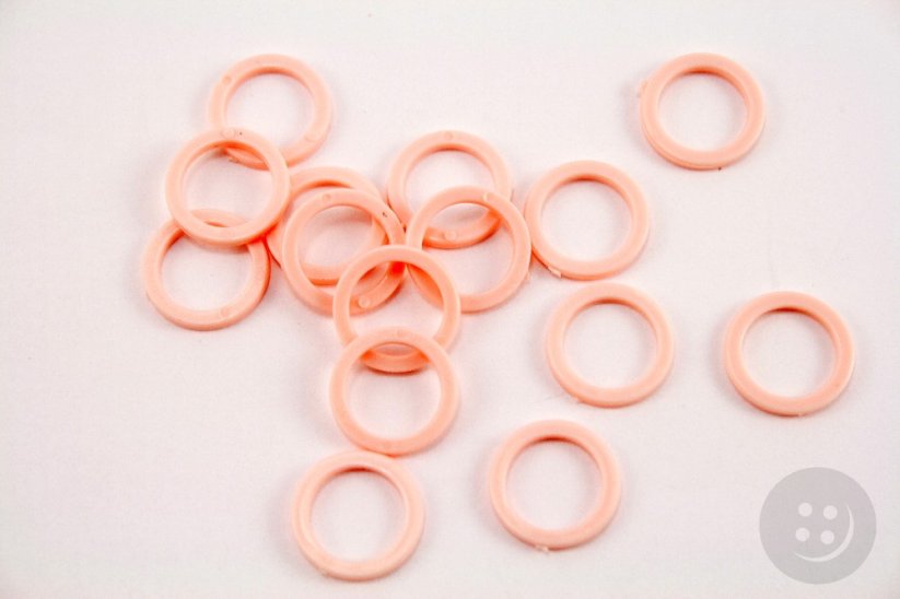 Ring - light pink - inner diameter 1 cm