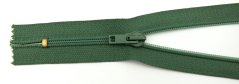 Green spiral zipper no. 5, length 16 cm Green spiral zipper no. 5, length 16 cm