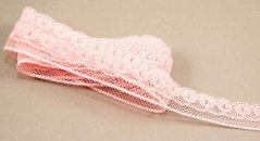 Polyester Lace - pink - width 1,5 cm