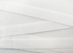 Batistka plátnovka – bílá - šíře 1 cm
