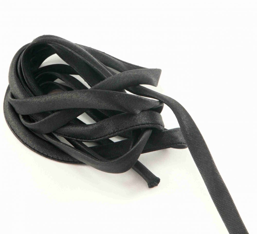 Textil Schlauchband - Farbe - Schwarz