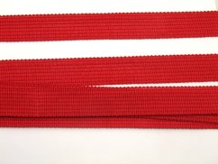 Rypsová stuha - červená - šírka 1,3 cm