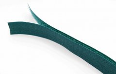 Našívací suchý zips - tmavá zelená - šírka 2 cm
