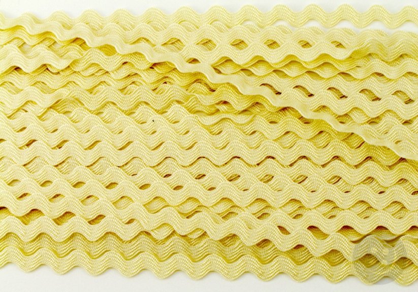 Textilná hadovka - svetlo krémová - šírka 0,6 cm