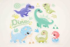 Iron-on pictures - dinosaurs - size 16.5 cm x 15 cm