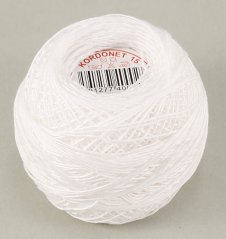 Yarn Kordonet n.15  - white - color number 0010