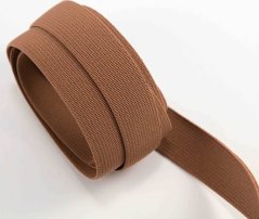 Colored elastic - brown - width 2 cm