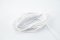 Klobúková guľatá guma - bielá - priemer 0,12 cm