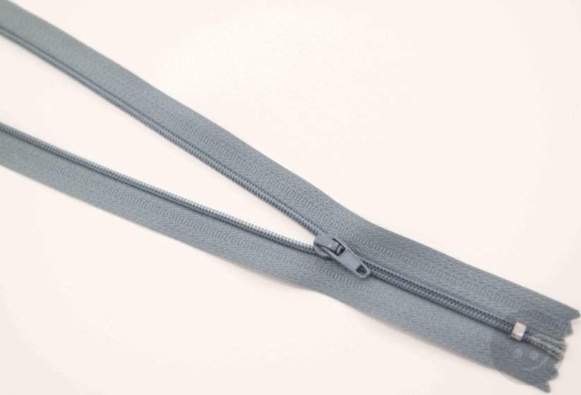 Weicher plastik Reißverschluss - nicht teilbar (Größe Nr. 3) verschiedene Farben - Länge 12 cm - 60 cm