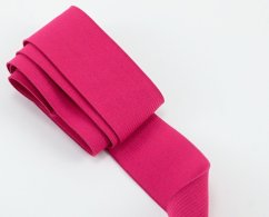 Colored elastic - pink - width 4 cm - medium soft
