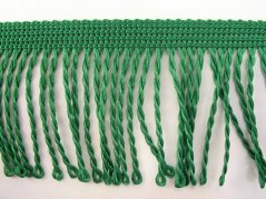 Fransen - grün - Breite 5 cm