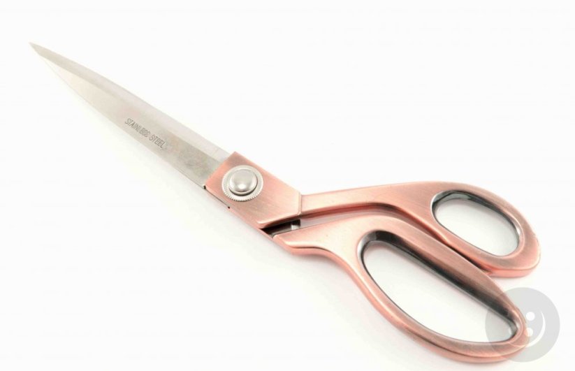 Tailor's scissors - length 24 cm, blade 13 cm - metal