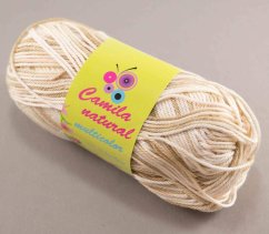 Příze Camila natural multicolor - smetanová - číslo barvy 9180