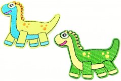 Nažehľovacia záplata - Brontosaurus - rozmer 9,5 cm x 8 cm