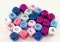 Wooden beads in the shape of cubes with letters - to choose from