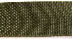 Polypropylenový popruh - khaki - šířka 4 cm