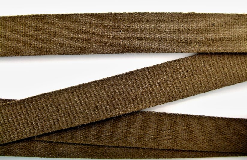 Baumwollband – viele Farben - Breite 1,3 cm - Farben der Baumwoll-Canvas-Bänder - Breite 1,3 cm: Grau