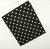 black - larger white polka dots