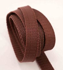 Polypropylene strap - brown - width 2 cm