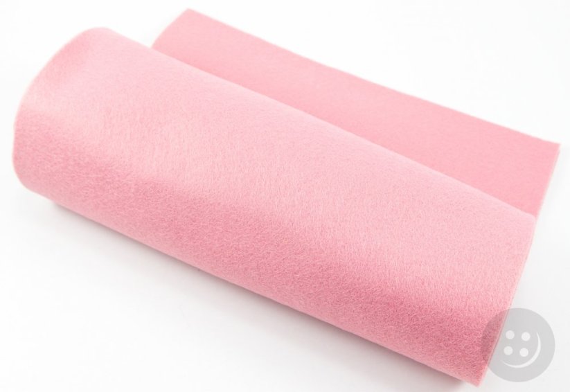 Fabric decorative felt - conch pink