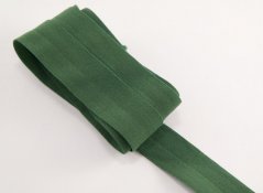 Kantengummiband - dunkelgrün matt - Breite 2 cm