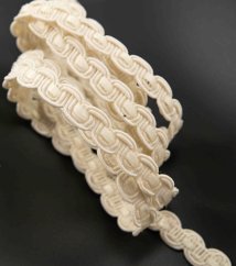 Decorative braid - creamy - width 3,2 cm