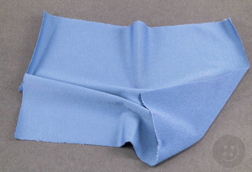 Elastic  iron-on patch - size 15 cm x 20 cm - denim blue