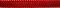 Galónový prámik - červená - šírka 1,9 cm