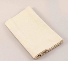 Cotton knit - beige - dimensions 16 cm x 80 cm