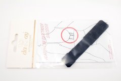 Vkládací podprsenkový prodlužovač obvodu - černá - délka 11 cm