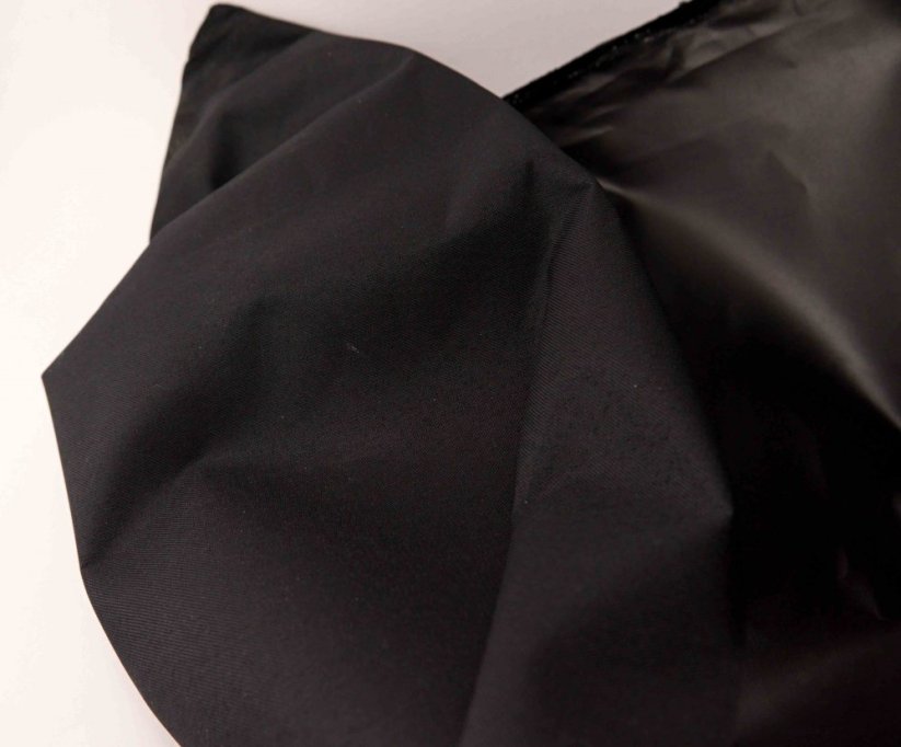 Kinderwagenstoff - schwarz - Breite 150 cm - Ausverkauf 0,5 m