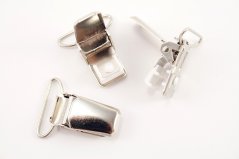 Kovový trakový záves - strieborná - prievlak 2,4 cm