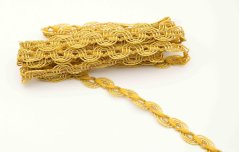 Leonsche Borte - goldgelb - Breite 0,8 cm