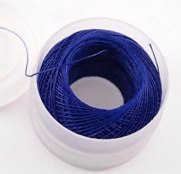 Linen button threads