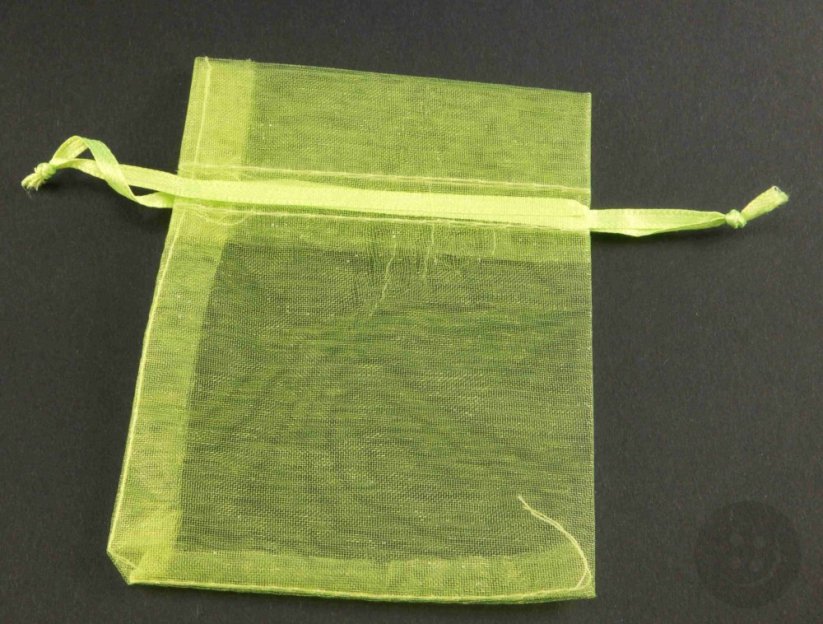 Dárkové pytlíky z organzy - více barev - rozměr 8,5 cm x 11,5 cm - Barvy dárkových pytlíků z organzy: Růžová