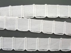 Bedding ribbon - white - width 1.8 cm