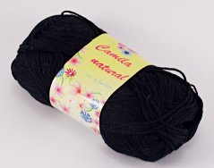 Garn Camila natural -  schwarz - Nr.  1