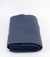 Polyester knit - dark grey- dimensions 16 cm x 80 cm