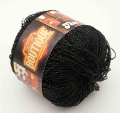 Lurex yarn Katia - black