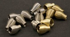 Metall Kordelstopper - silber | gold - Kordelzug 0,5 cm