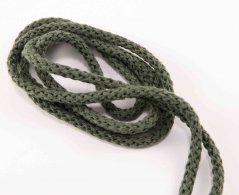 Baumwoll-Schnur für Klamotten - khaki - Durchmesser 0,5 cm