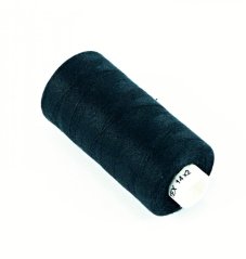 Nit Unipoly - 100% polyester - černá - 500m