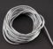 Satin cord - medium grey - diameter 0.2 cm