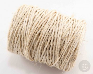 Strings and cords made of natural materials