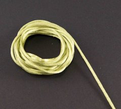 Satinschnur - kiwigrün - Durchmesser 0,2 cm